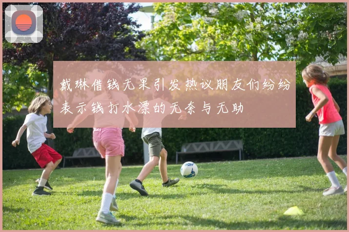 戴琳借钱无果引发热议朋友们纷纷表示钱打水漂的无奈与无助